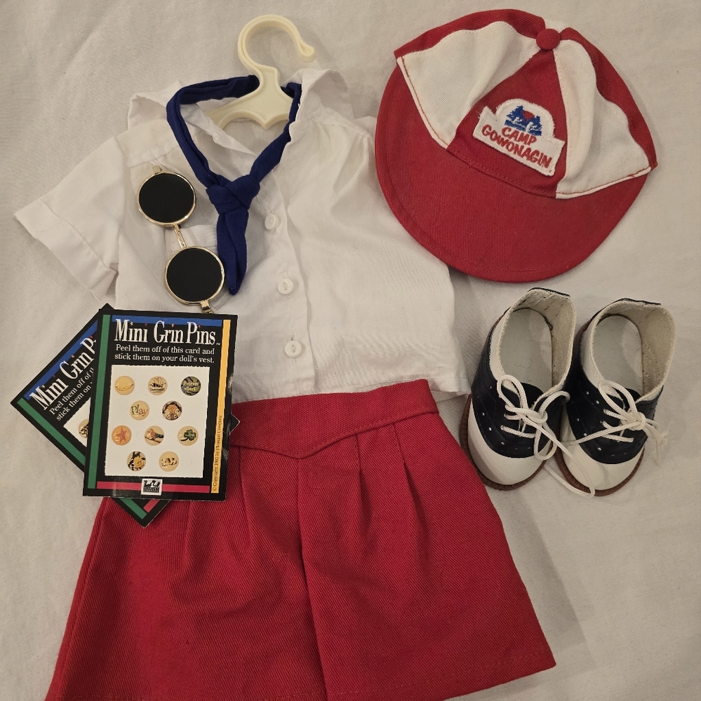 Vintage Pleasant Company, American Girl Doll Molly, Camp Gowonagin Set, ~1994